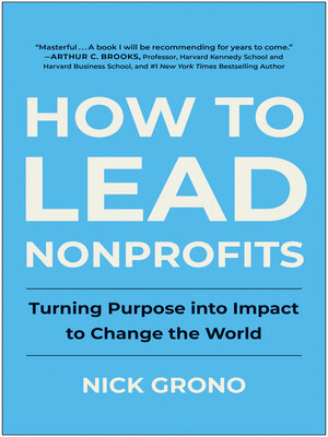 cover image of How to Lead Nonprofits
